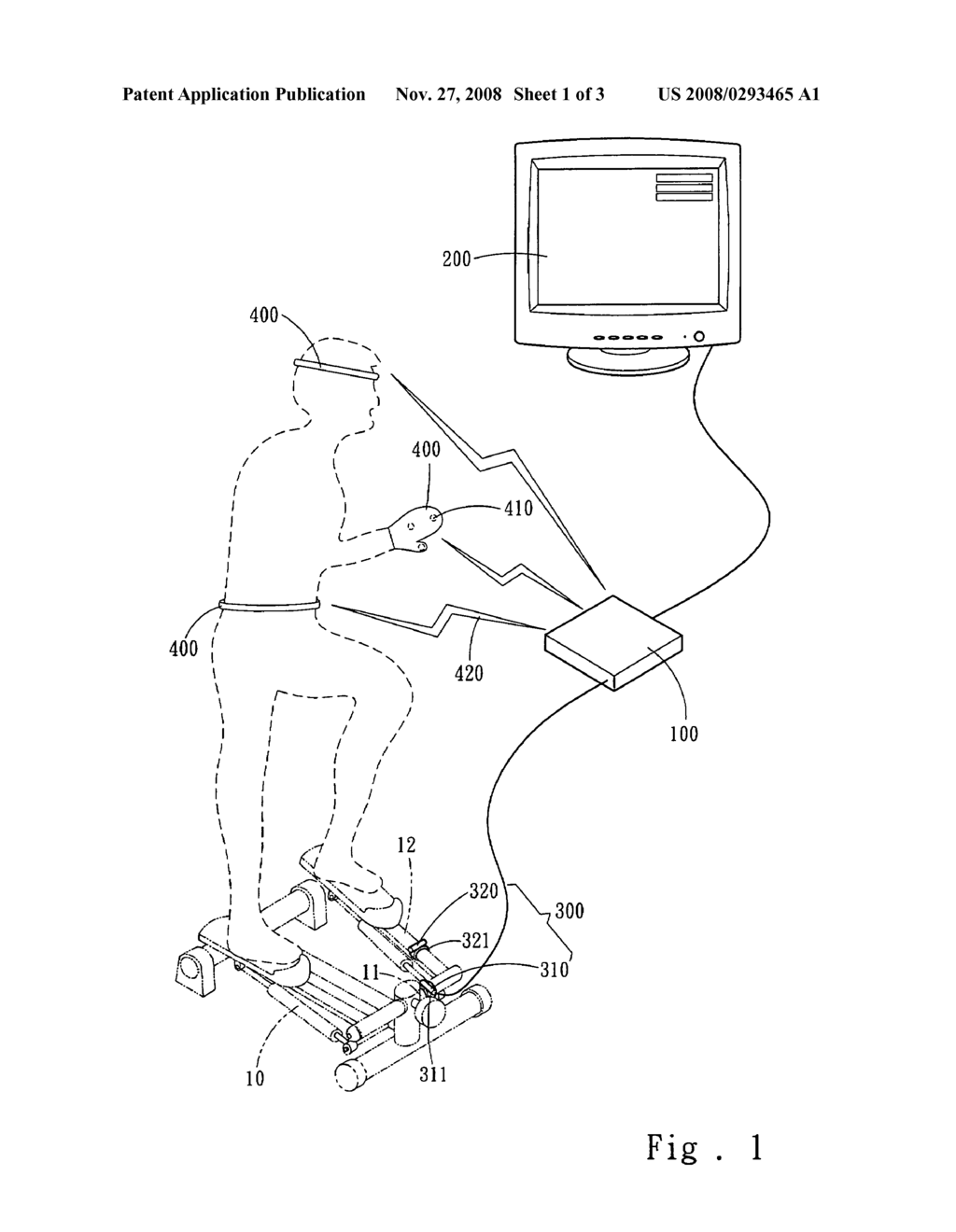 Video interaction device for a whole-body sport game - diagram, schematic, and image 02