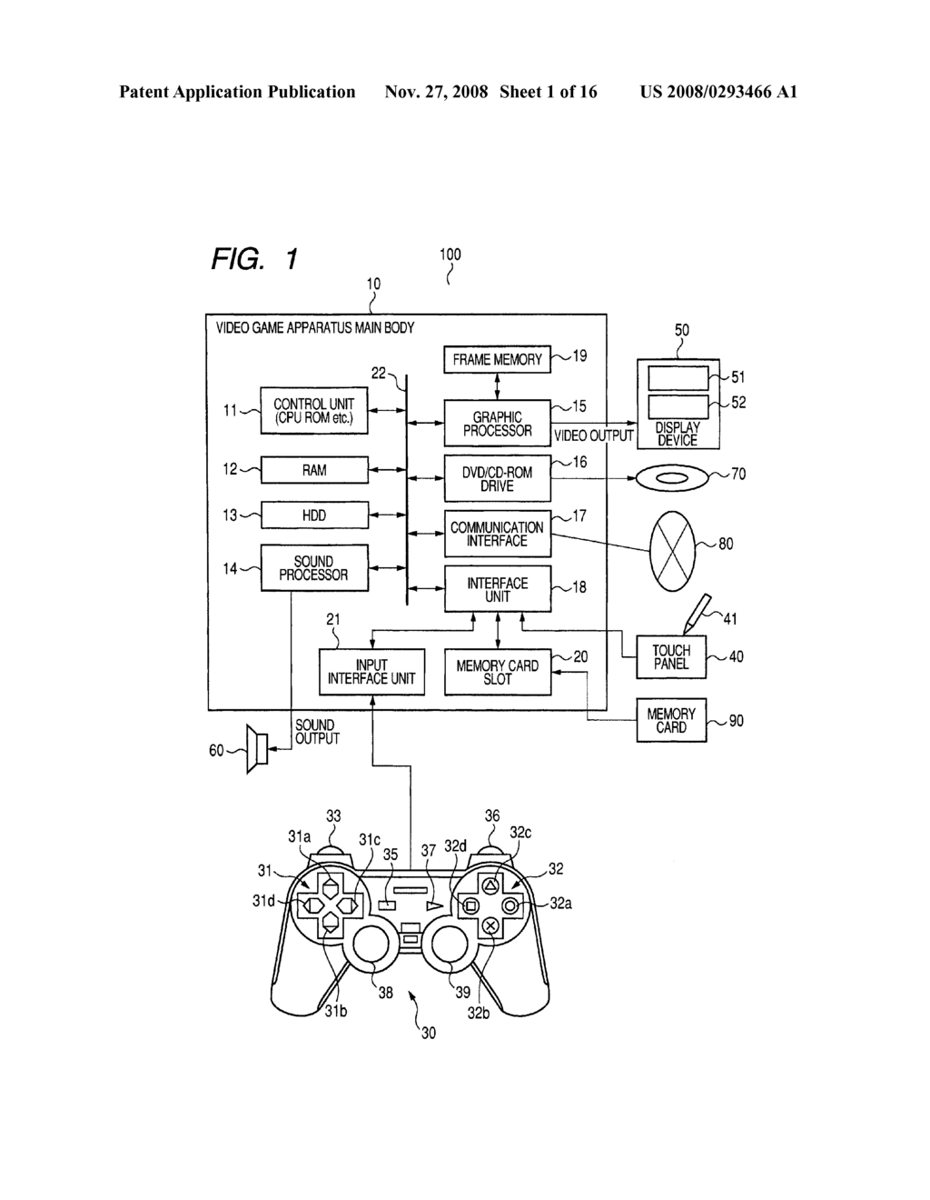 VIDEO GAME APPARATUS, VIDEO GAME PROCESSING PROGRAM, PROGRAM RECORDING MEDIUM, AND VIDEO GAME PROCESSING METHOD - diagram, schematic, and image 02