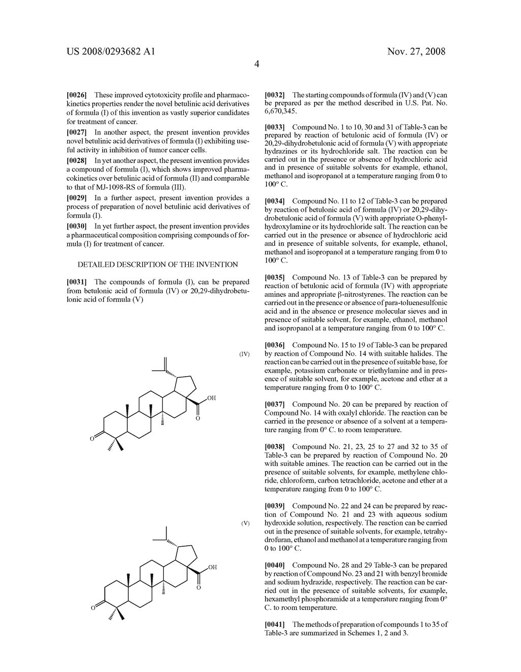 Novel Betulinic Acid Derivatives - diagram, schematic, and image 05