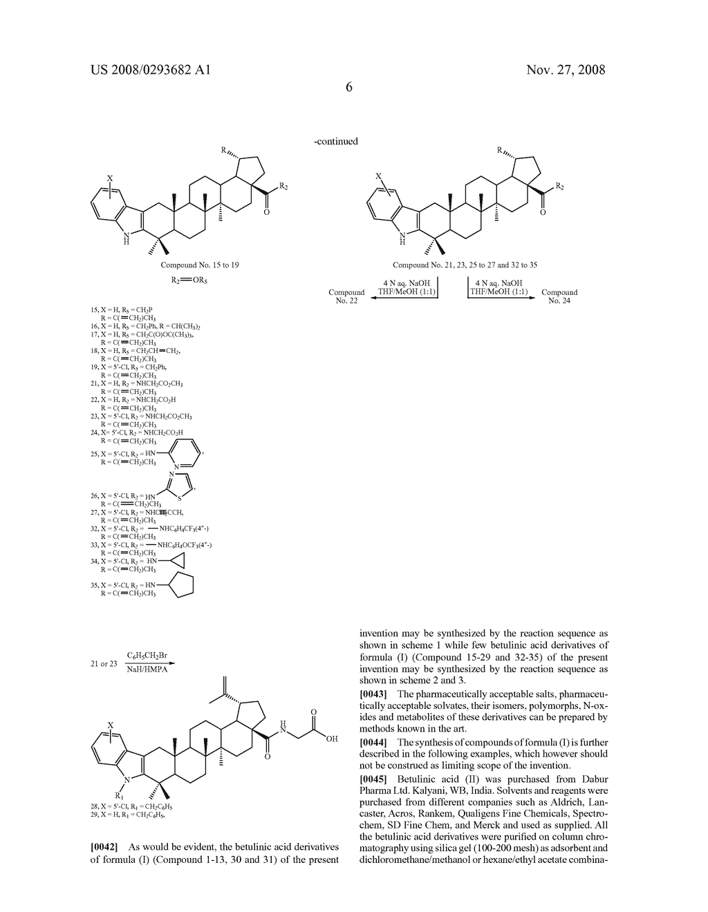 Novel Betulinic Acid Derivatives - diagram, schematic, and image 07