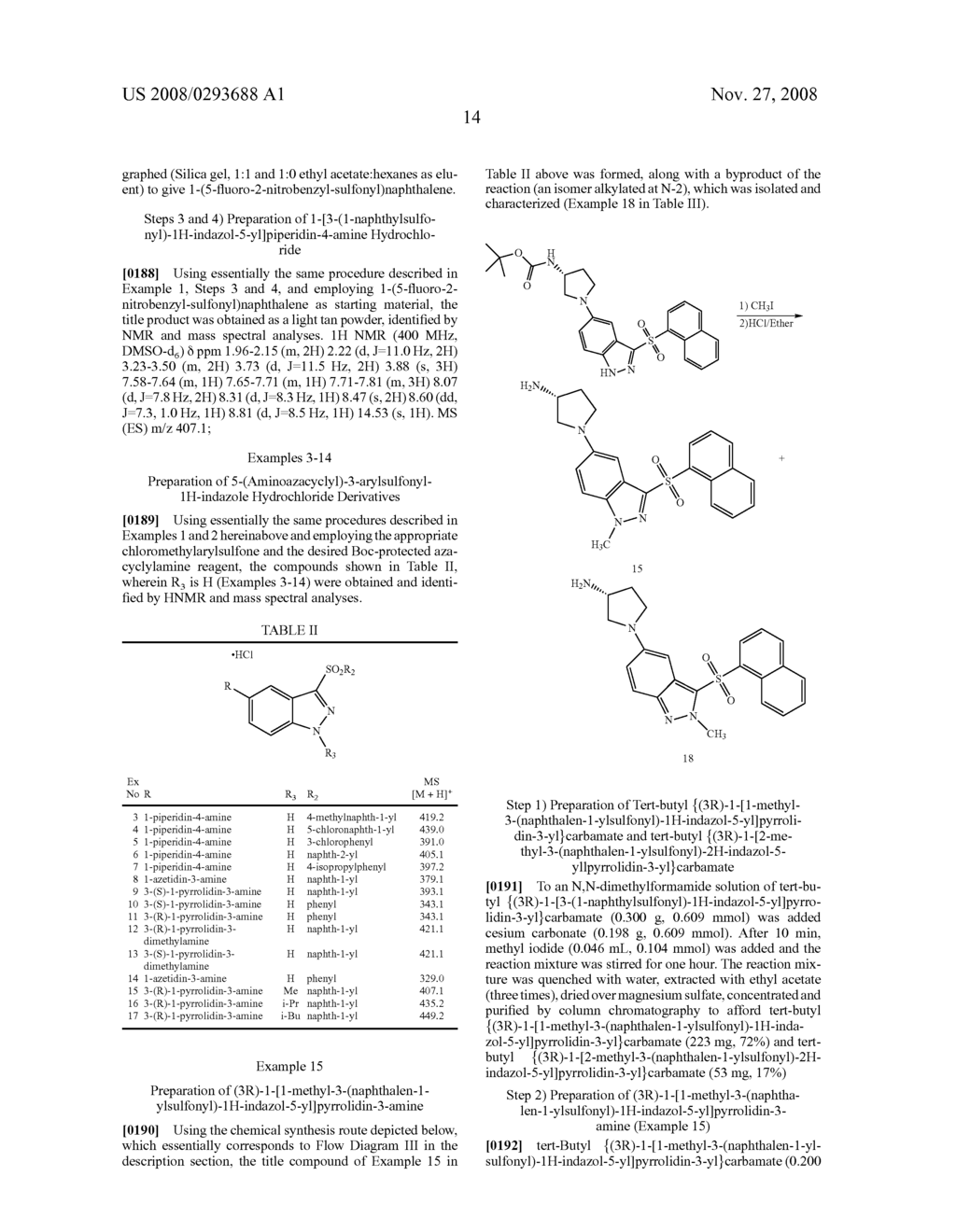 AMINOAZACYCLYL-3-SULFONYLINDAZOLES AS 5-HYDROXYTRYPTAMINE-6 LIGANDS - diagram, schematic, and image 15