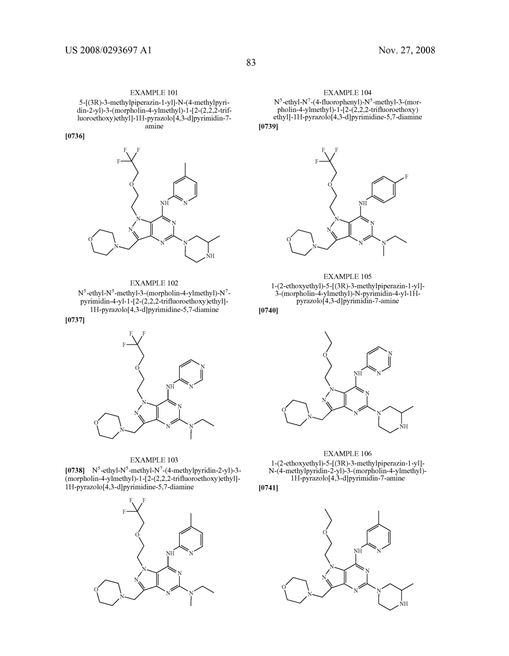 Pyrazolo[4,3-D]Pyrimidines - diagram, schematic, and image 84