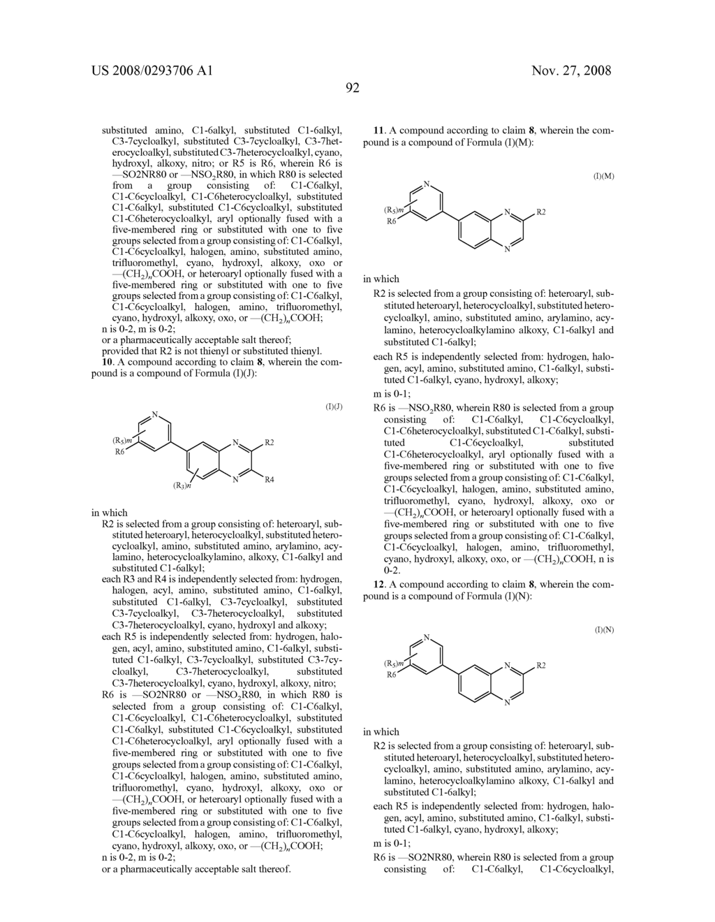 QUINOXALINE DERIVATIVES AS PI3 KINASE INHIBITORS - diagram, schematic, and image 93