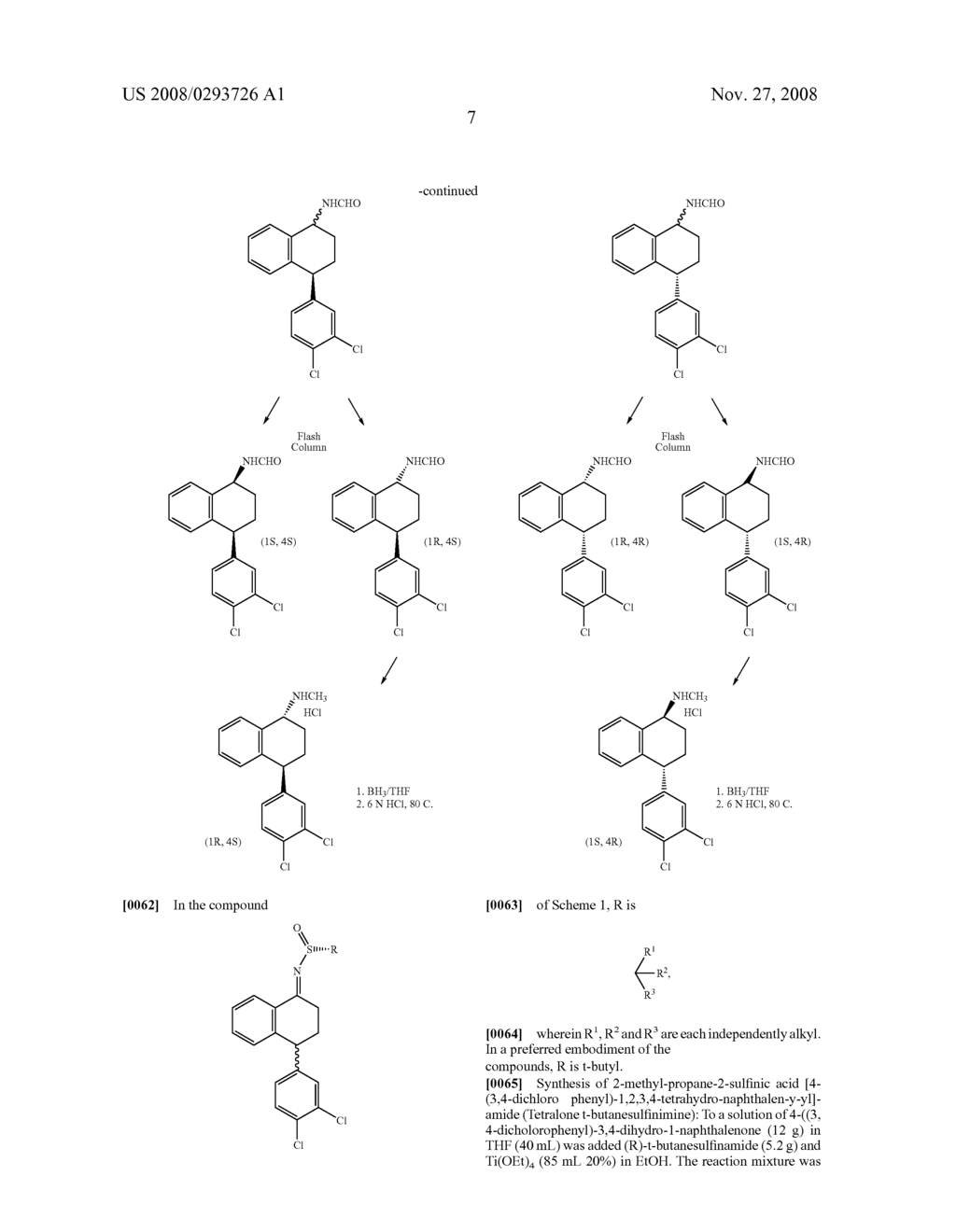 Combinations of Eszopiclone and Trans 4-(3,4-Dichlorophenyl)-1,2,3,4-Tetrahydro-N-Methyl-1-Napthalenamine or Trans 4-(3,4-Dichlorophenyl)-1,2,3,4-Tetrahydro-1-Napthalenamine, and Methods of Treatment of Menopause and Mood, Anxiety, and Cognitive Disorders - diagram, schematic, and image 08