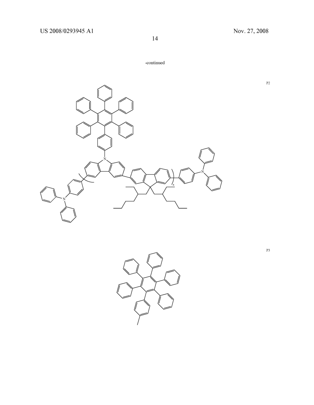 (Pentaphenyl)phenyl Group Containing Compound, Polymeric Derivative Thereof And Method For Forming The Same - diagram, schematic, and image 21