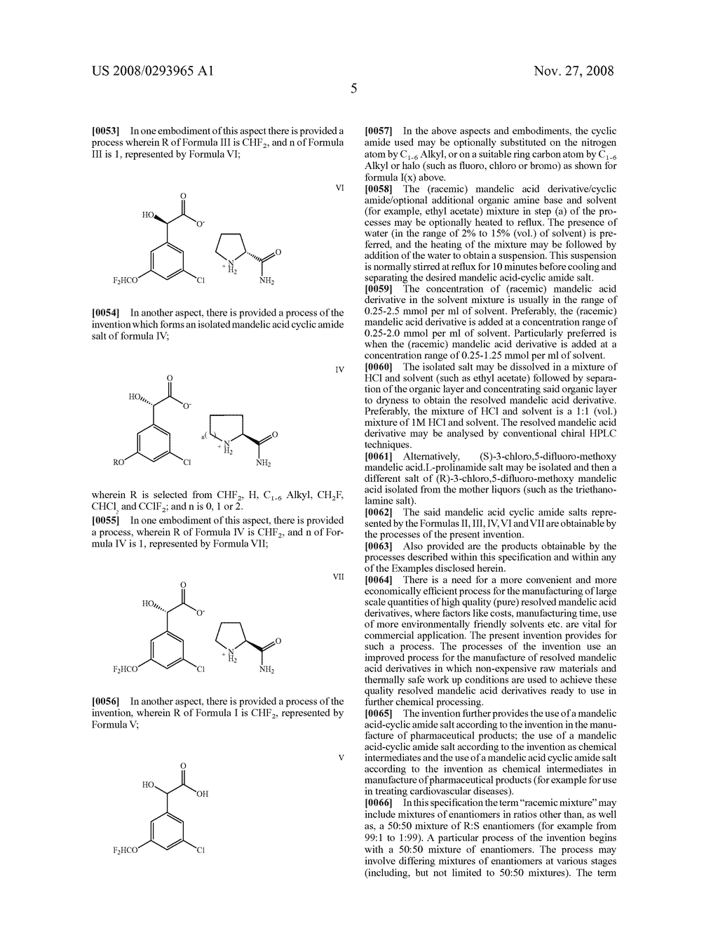 Process for the Dynamic Resolution of (Substituted) (R)- or (S)- Mandelic Acid - diagram, schematic, and image 06