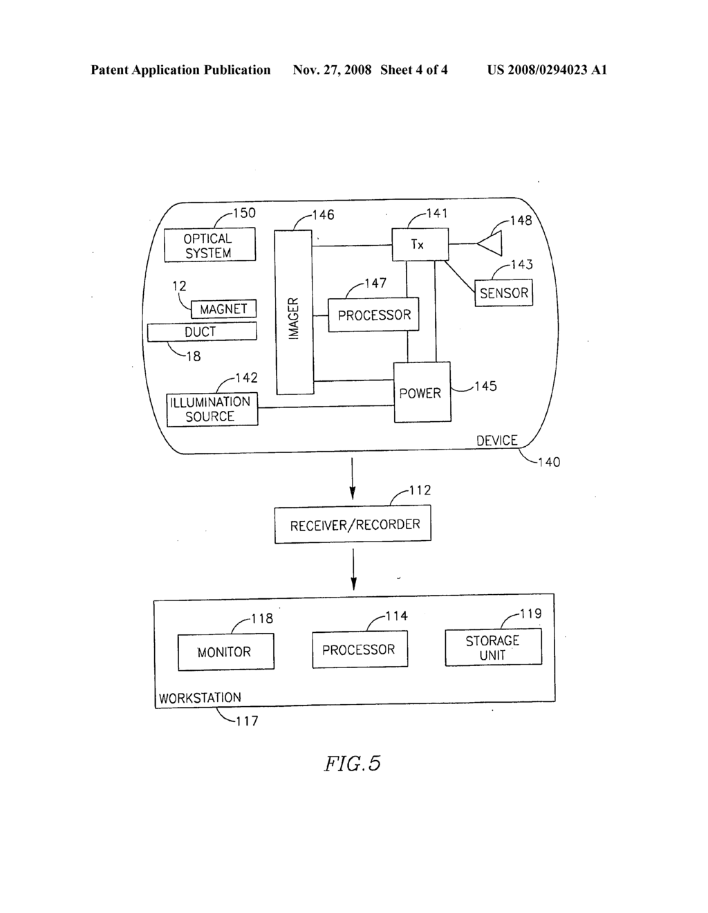 Device, System, and Method for In-Vivo Analysis - diagram, schematic, and image 05