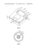 Body fluid sampling module with a continuous compression tissue interface surface diagram and image