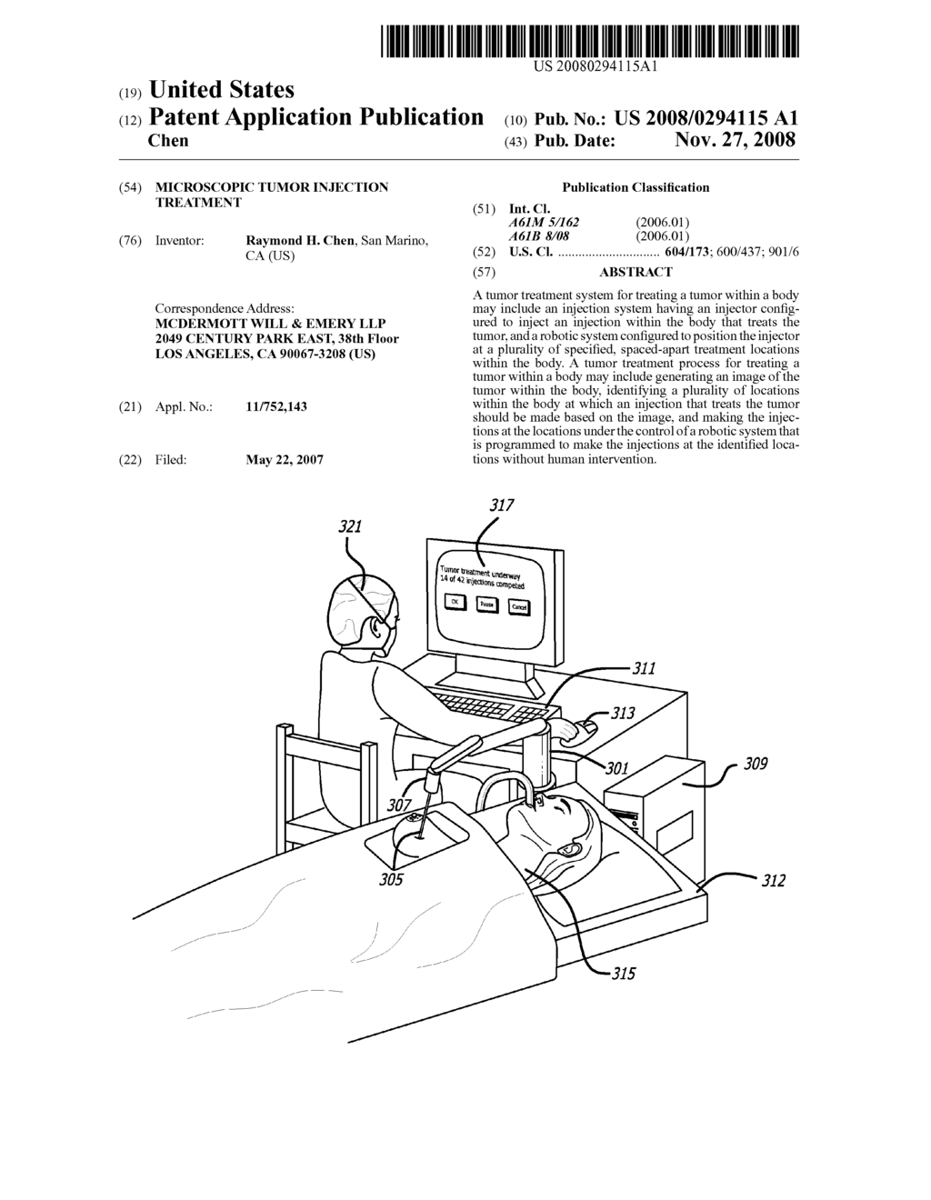 Microscopic Tumor Injection Treatment - diagram, schematic, and image 01