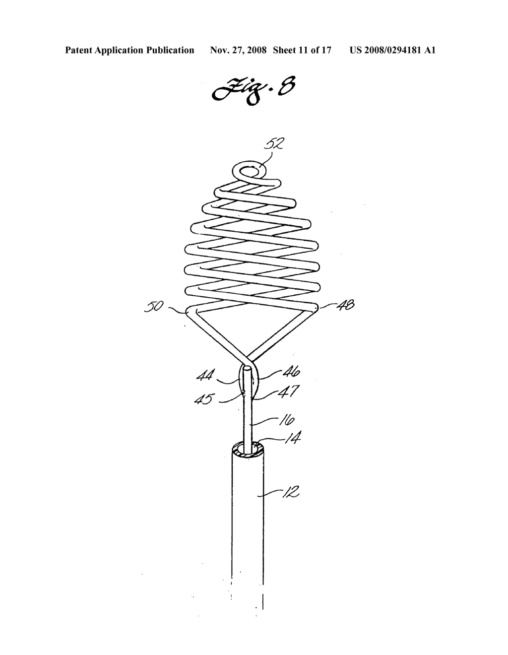 Clot capture coil - diagram, schematic, and image 12