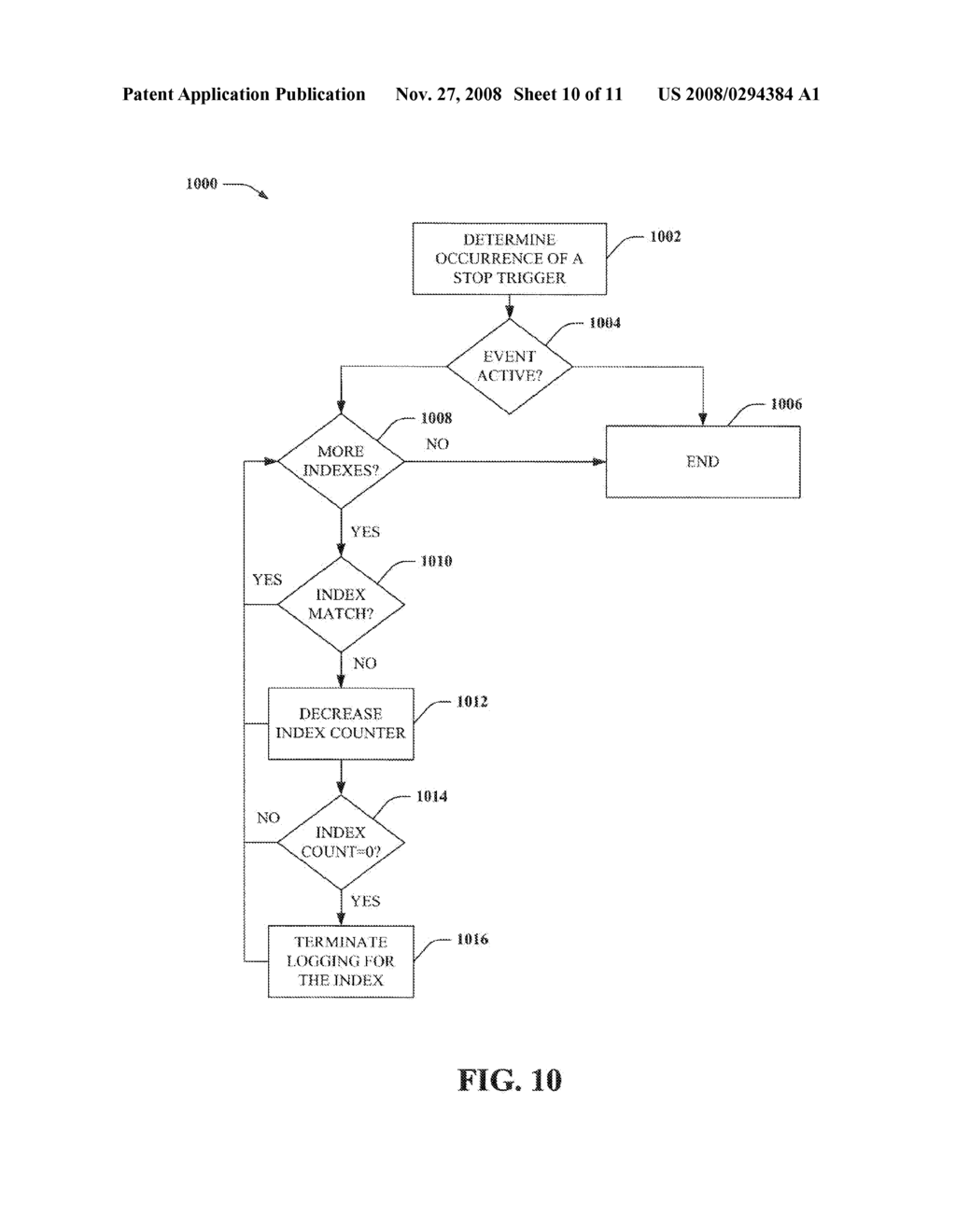 PROVIDING EVENT-CONTROLLED CONTINUOUS LOGGING FOR A MOBILE OPERATING ENVIRONMENT - diagram, schematic, and image 11