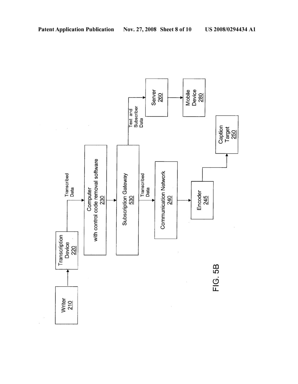 Live Media Captioning Subscription Framework for Mobile Devices - diagram, schematic, and image 09