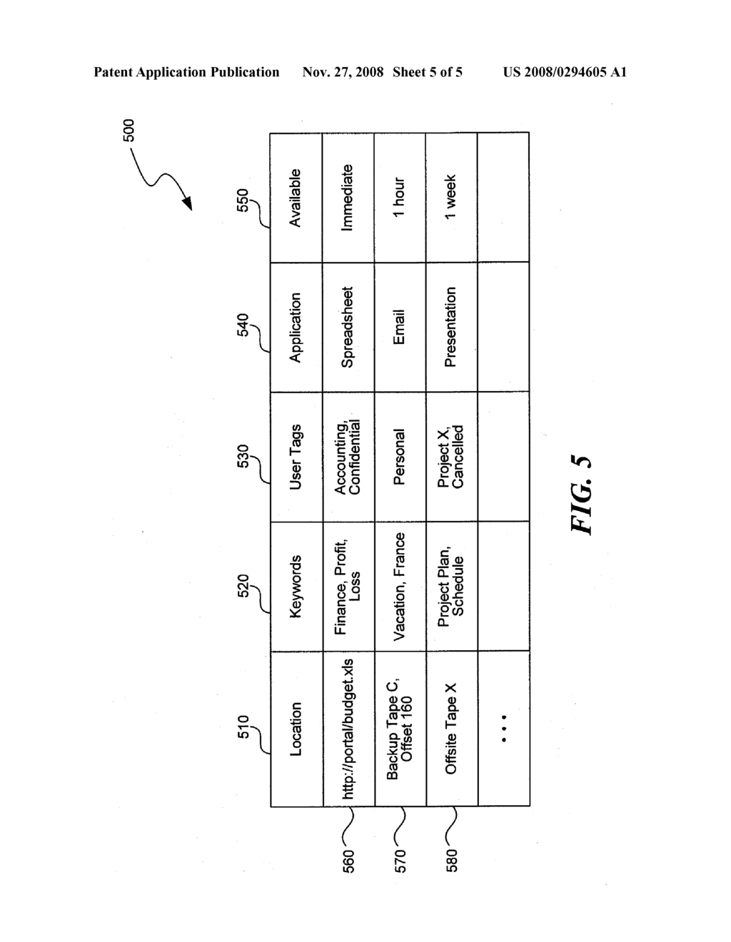 METHOD AND SYSTEM FOR OFFLINE INDEXING OF CONTENT AND CLASSIFYING STORED DATA - diagram, schematic, and image 06