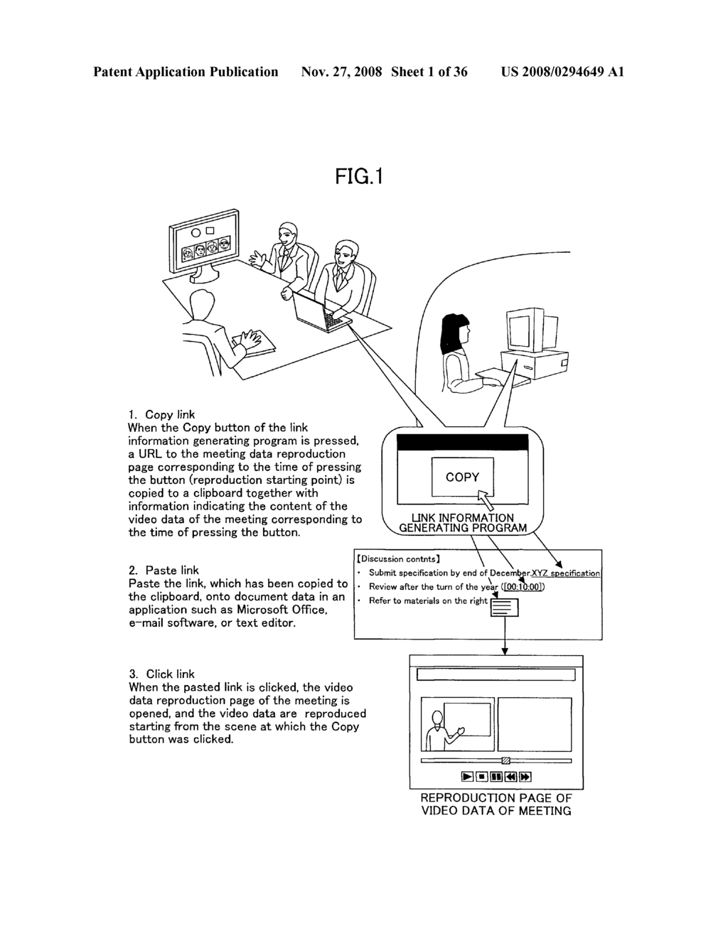 CONTENTS MANAGEMENT SYSTEM, IMAGE PROCESSING DEVICE IN CONTENTS MANAGEMENT SYSTEM, AND LINK INFORMATION GENERATING METHOD OF IMAGE PROCESSING DEVICE - diagram, schematic, and image 02