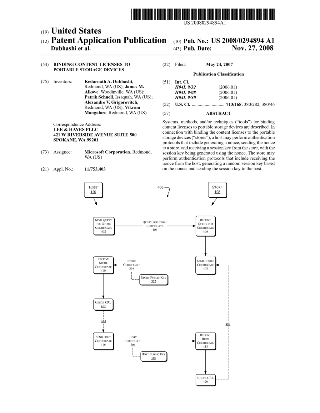 Binding Content Licenses to Portable Storage Devices - diagram, schematic, and image 01