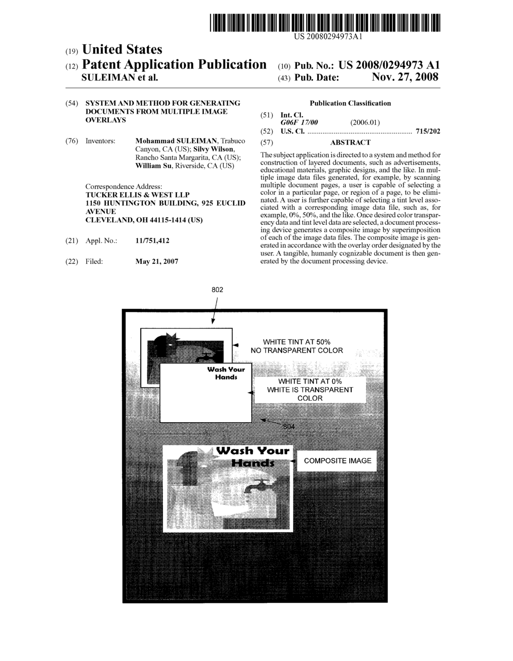 SYSTEM AND METHOD FOR GENERATING DOCUMENTS FROM MULTIPLE IMAGE OVERLAYS - diagram, schematic, and image 01