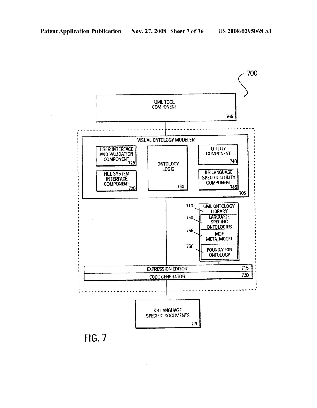 METHOD AND APPARATUS FOR FRAME-BASED KNOWLEDGE REPRESENTATION IN THE UNIFIED MODELING LANGUAGE (UML) - diagram, schematic, and image 08