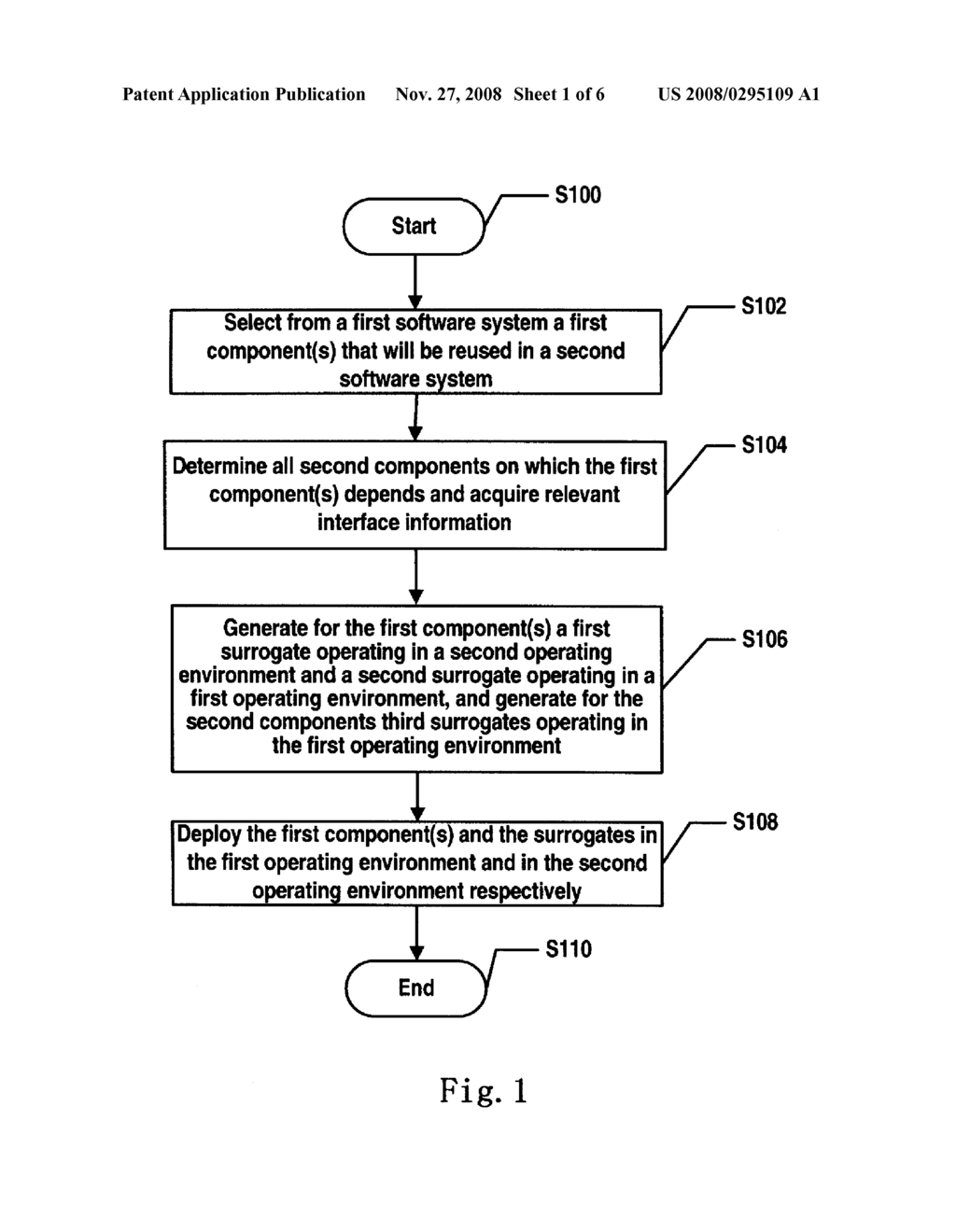 METHOD AND APPARATUS FOR REUSING COMPONENTS OF A COMPONENT-BASED SOFTWARE SYSTEM - diagram, schematic, and image 02