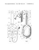 Hollow shower panel diagram and image