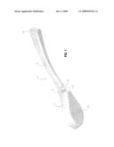 KITCHEN UTENSIL WITH MULTIPLE INTEGRALLY FORMED RESTING SURFACES diagram and image