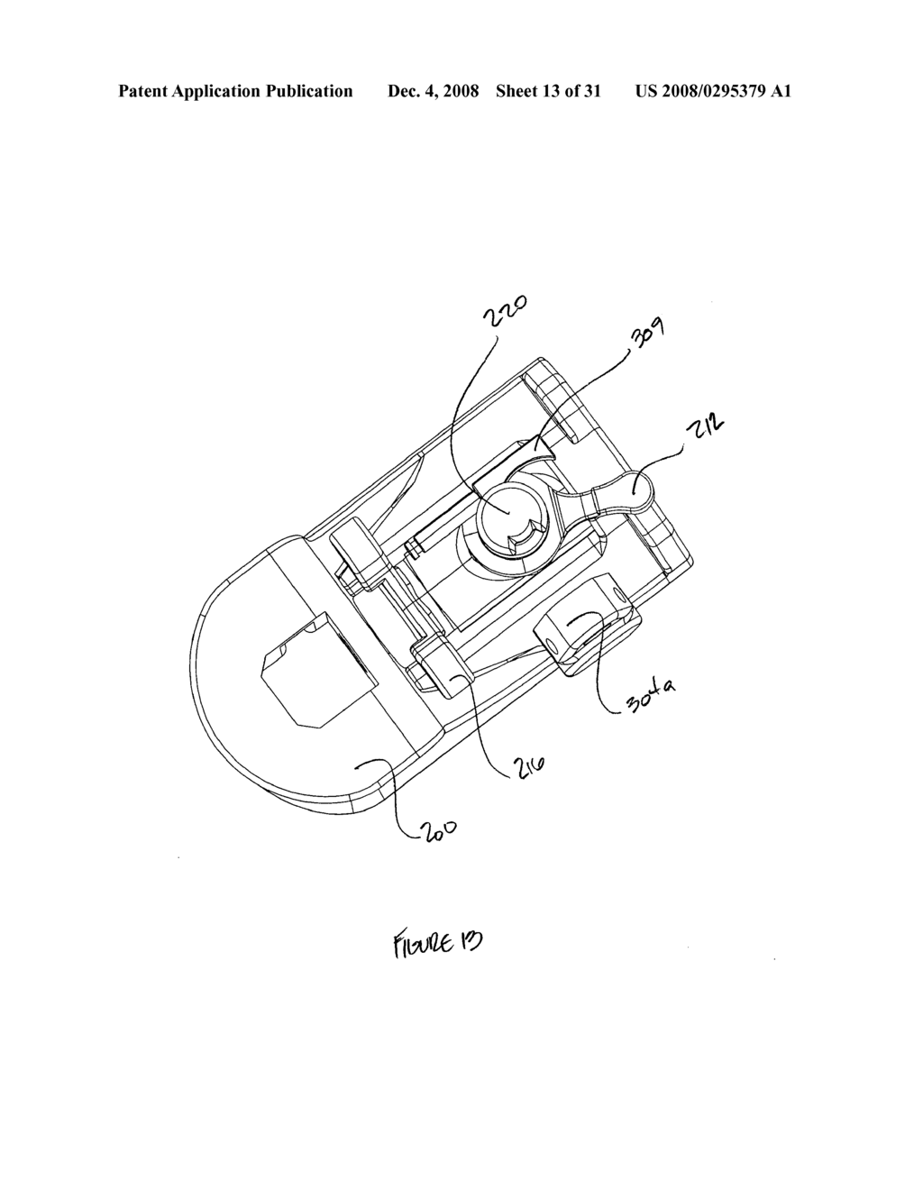 Bipod device for use with a firearm - diagram, schematic, and image 14