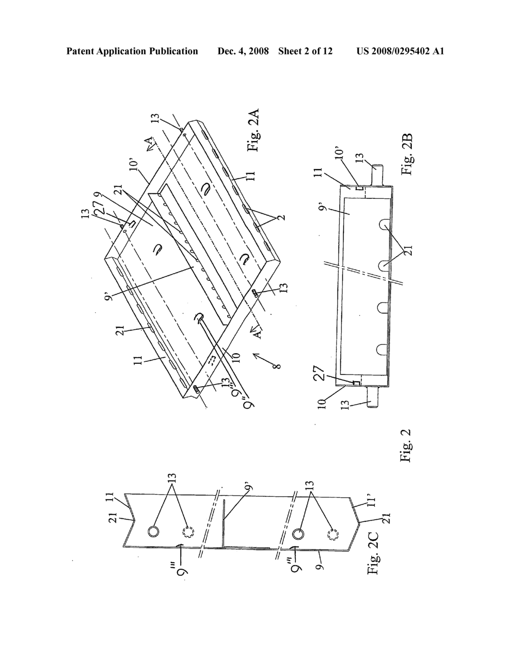 Modular Greening Device for Facades, Walls or the Like - diagram, schematic, and image 03