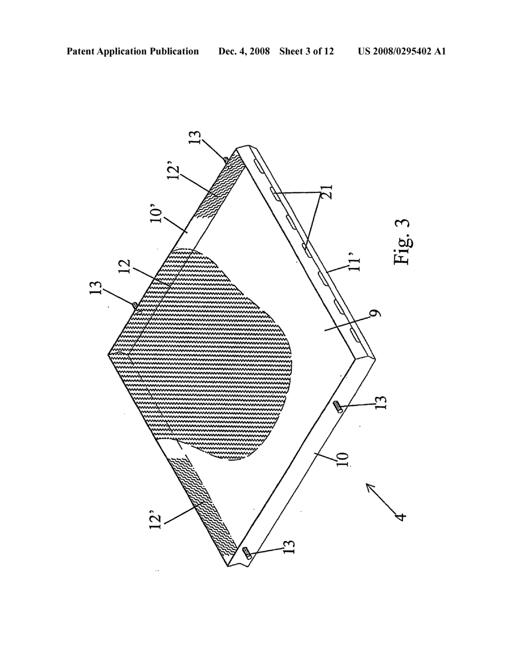 Modular Greening Device for Facades, Walls or the Like - diagram, schematic, and image 04