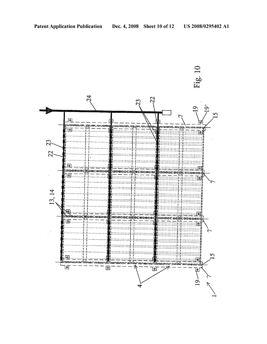 Modular Greening Device for Facades, Walls or the Like - diagram, schematic, and image 11