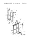 ACOUSTIC/THERMAL BREAK AND FRAMING SYSTEM FOR DOOR/WINDOW diagram and image