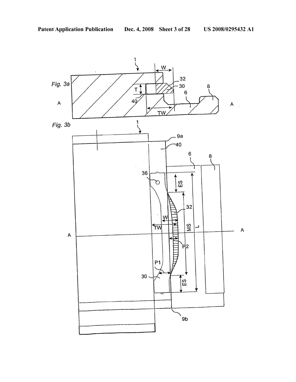 Mechanical locking of floor panels with a flexible tongue - diagram, schematic, and image 04