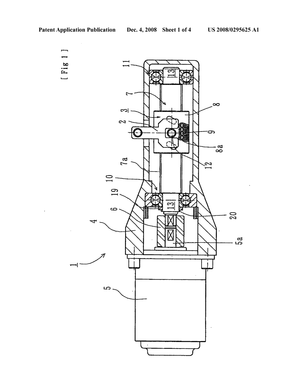 Supporting Structure of Ball Screw Shaft - diagram, schematic, and image 02