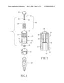 HAND TOOL WITH BIT RELEASE DEVICE diagram and image