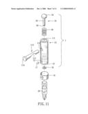 HAND TOOL WITH BIT RELEASE DEVICE diagram and image