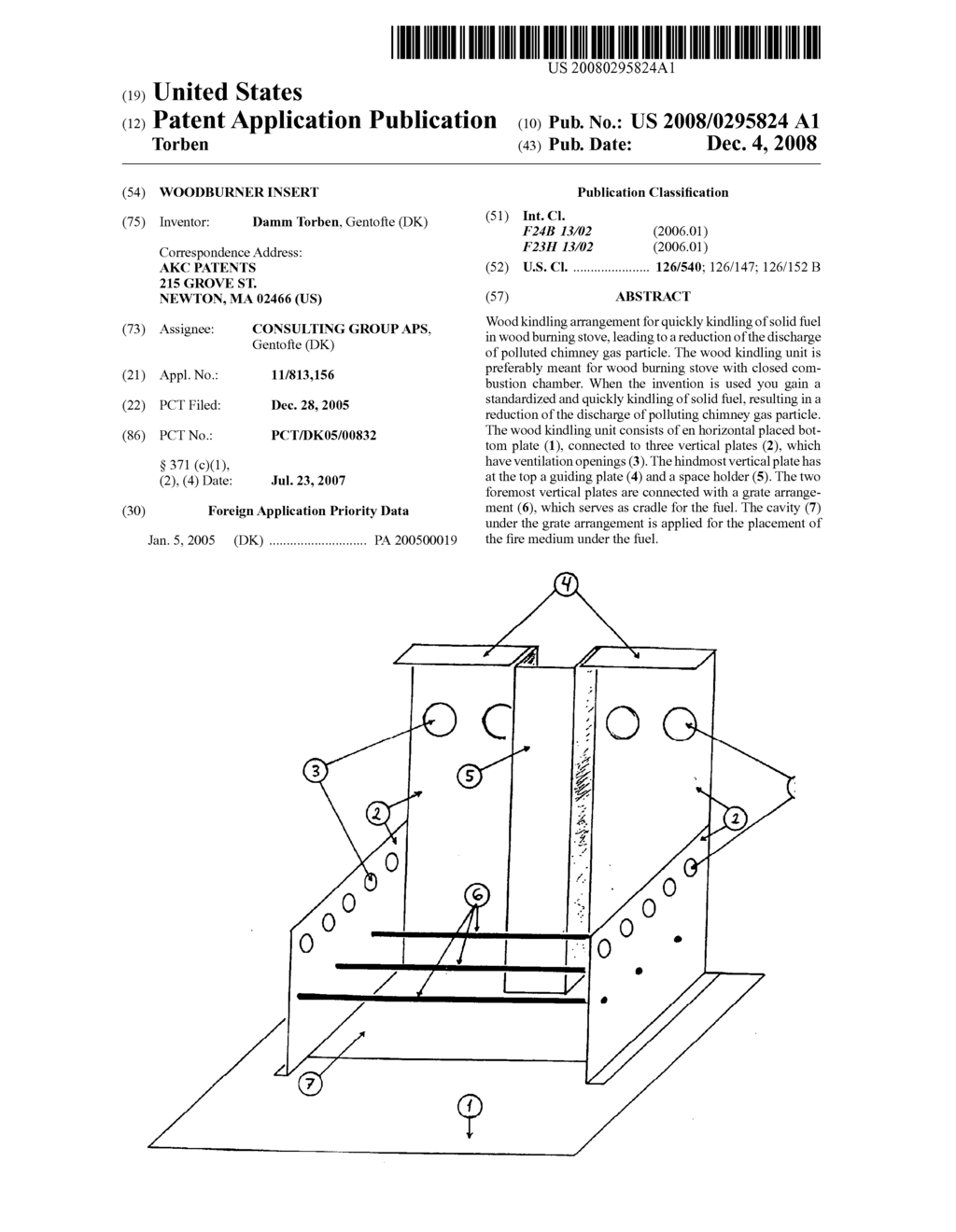 Woodburner Insert - diagram, schematic, and image 01