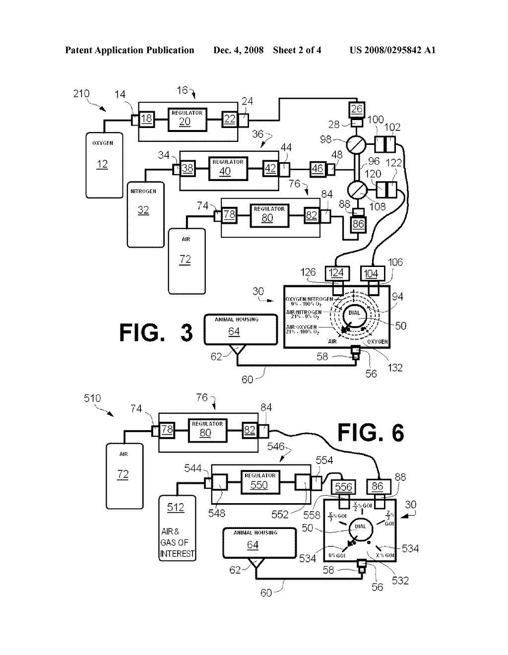 Method and Apparatus for Simplified Precise Mechanical Gas Mixing and Delivery for Animal Research - diagram, schematic, and image 03