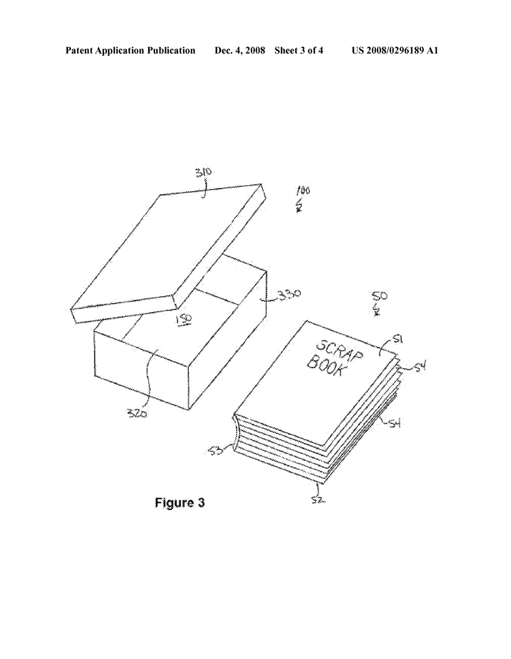 Scrap Book Storage Device and System - diagram, schematic, and image 04