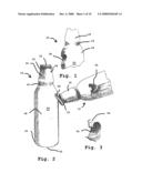 Combination bottle and bottle cap opener diagram and image