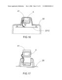 Induction actuated container diagram and image