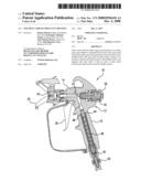 One piece airless spray gun housing diagram and image