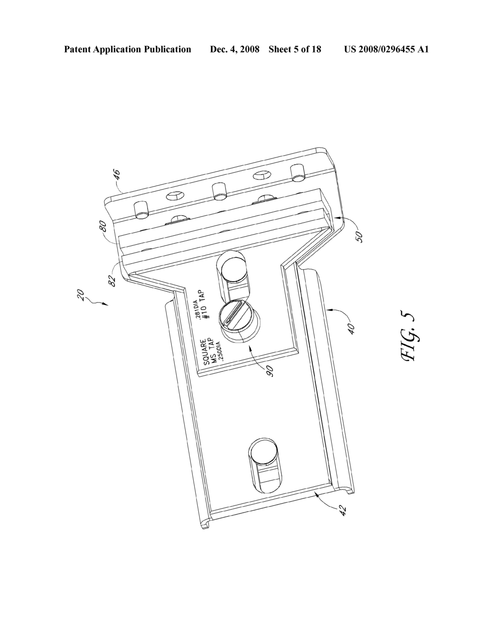 UNIVERSAL TOOLLESS RACK MOUNT BRACKET - diagram, schematic, and image 06