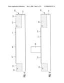 SEMICONDUCTOR TRANSISTORS WITH EXPANDED TOP PORTIONS OF GATES diagram and image