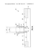 SEMICONDUCTOR TRANSISTORS WITH EXPANDED TOP PORTIONS OF GATES diagram and image