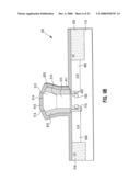 SEMICONDUCTOR TRANSISTORS WITH EXPANDED TOP PORTIONS OF GATES diagram and image