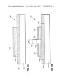 SEMICONDUCTOR TRANSISTORS WITH EXPANDED TOP PORTIONS OF GATES diagram and image