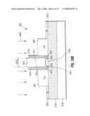 SEMICONDUCTOR TRANSISTORS WITH EXPANDED TOP PORTIONS OF GATES diagram and image