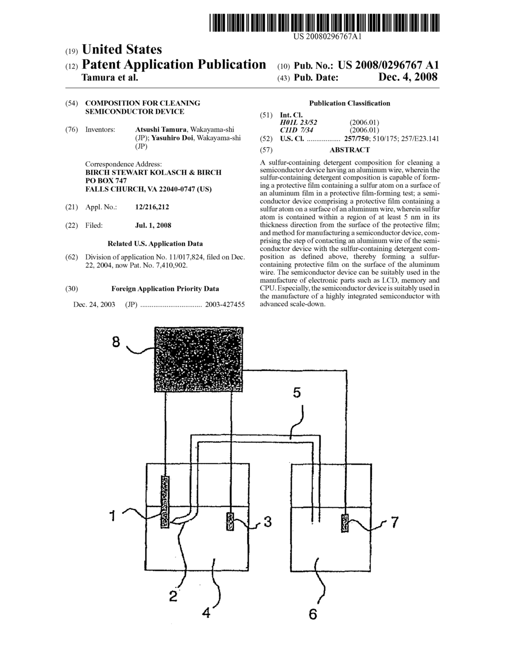 Composition for cleaning semiconductor device - diagram, schematic, and image 01