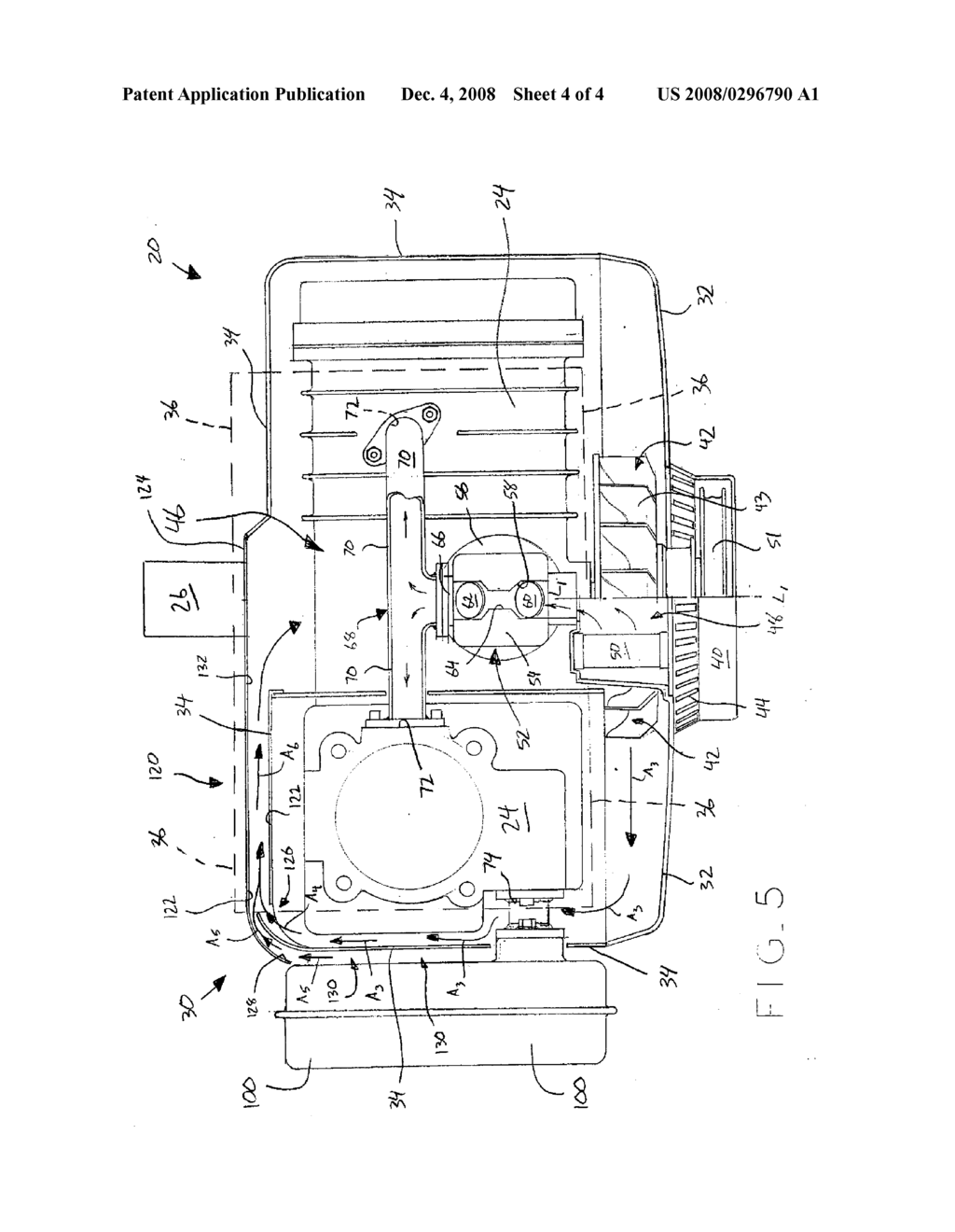 INTAKE AIR AND CARBURETOR HEATING ARRANGEMENT FOR V-TWIN ENGINES - diagram, schematic, and image 05