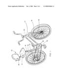 Semi-recumbent bicycle diagram and image