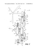 Wind-powered generator and assemblies therewith diagram and image