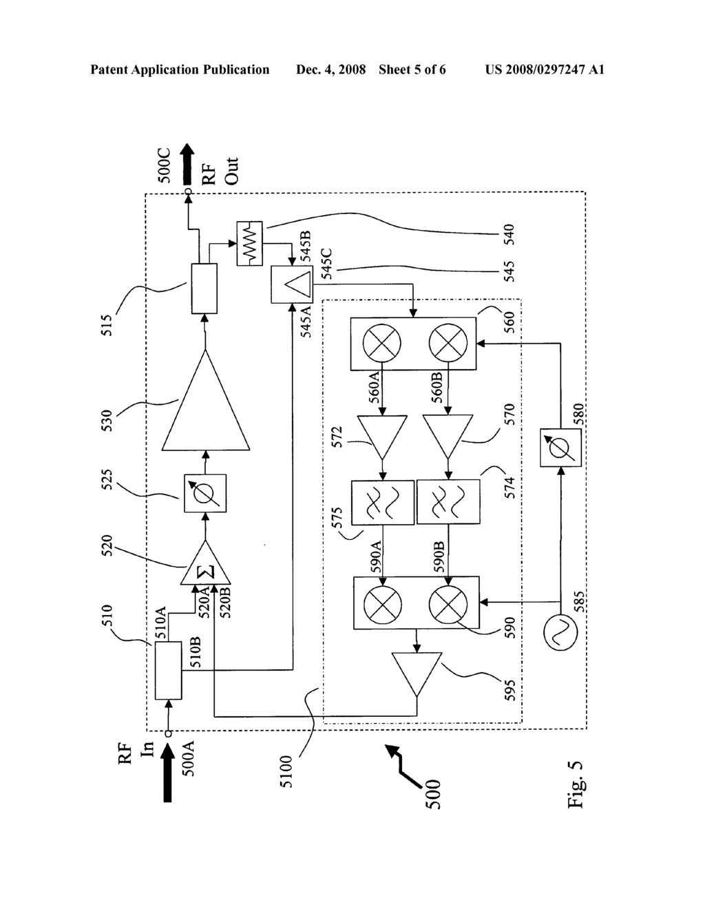 Method and apparatus for distortion correction of RF amplifiers - diagram, schematic, and image 06